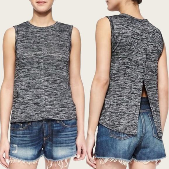 EUC | Rag & Bone/Jean | Nicole Split Back Tank | Gray | Small - Picture 1 of 12